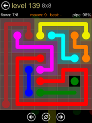 Flow Free 8x8 Mania Board Walkthrough, Cheats & Solutions image 44