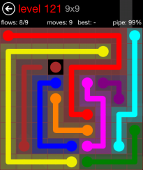 Flow Free 9x9 Level 121