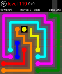 Flow Free 9x9 Level 119