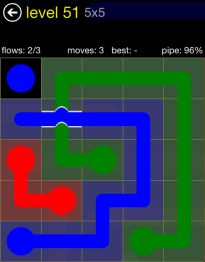 Flow Free Bridges 5x5 51