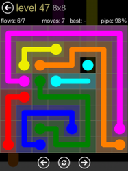 Flow Free 8x8 Mania Board Walkthrough, Cheats & Solutions image 92