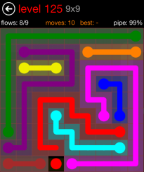 Flow Free 9x9 Level 125