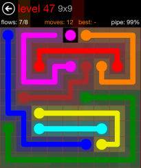 Flow Free 9x9 Level 47