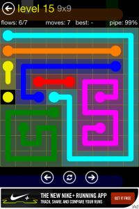 Flow Free 9x9 Level 15