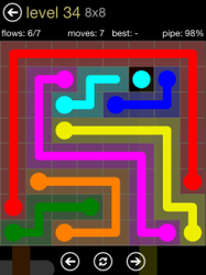 Flow Free 8x8 Mania Board Walkthrough, Cheats & Solutions image 78