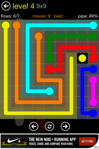 Flow Free 9x9 Level 4