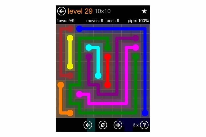 Flow Free Jumbo Pack Walkthrough, Cheats, & Solutions image 142