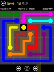 Flow Free 8x8 Mania Board Walkthrough, Cheats & Solutions image 94