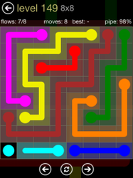 Flow Free 8x8 Mania Board Walkthrough, Cheats & Solutions image 48