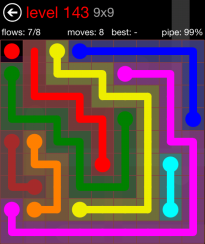 Flow Free 9x9 Level 143