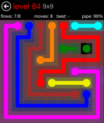 Flow Free 9x9 Level 84