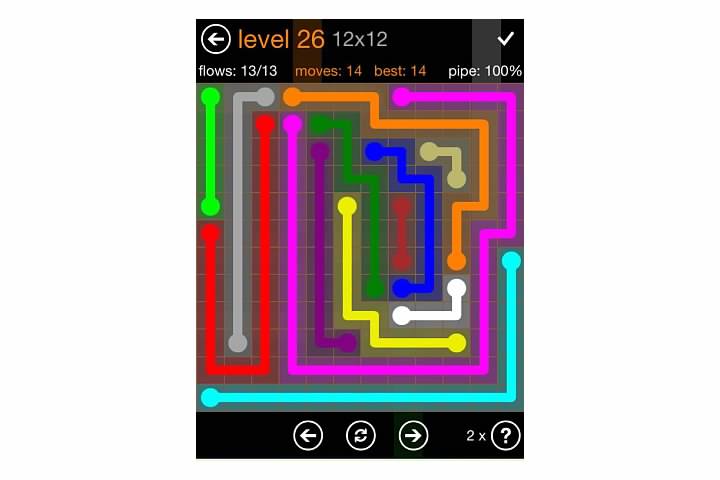 Flow Free Jumbo Pack Walkthrough, Cheats, & Solutions image 75