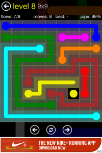Flow Free 9x9 Level 8