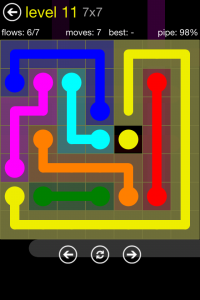 Flow Free 7x7 Level 11