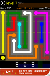 Flow Free 9x9 Level 7