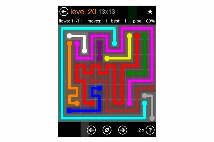 Flow Free Jumbo Pack Walkthrough, Cheats, & Solutions image 49
