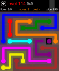 Flow Free 9x9 Level 114