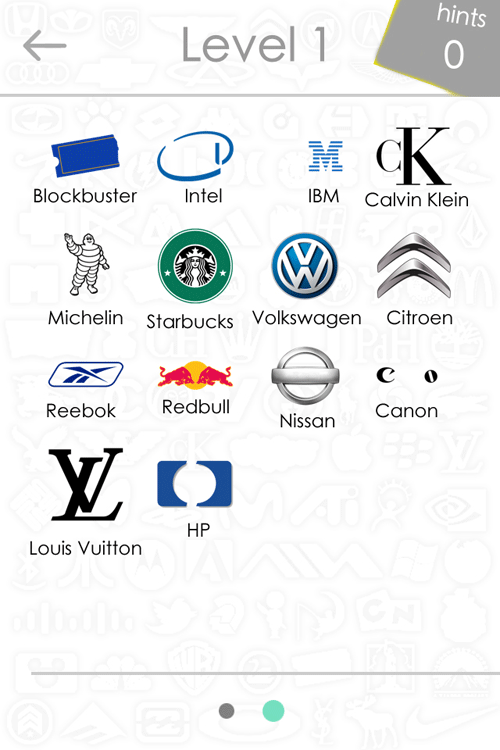 Logos Quiz Answers Level 1