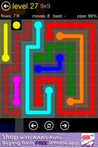 Flow Free 9x9 Level 27