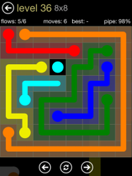 Flow Free 8x8 Mania Board Walkthrough, Cheats & Solutions image 80