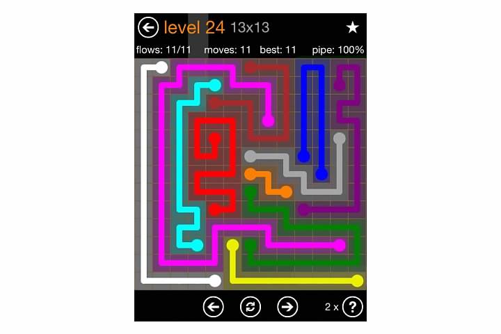 Flow Free Jumbo Pack Walkthrough, Cheats, & Solutions image 68
