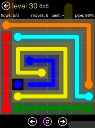 Flow Free 8x8 Mania Board Walkthrough, Cheats & Solutions image 74