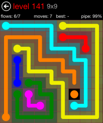 Flow Free 9x9 Level 141