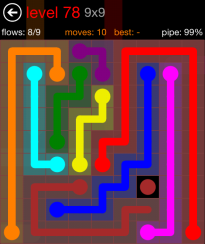 Flow Free 9x9 Level 78