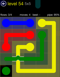 Flow Free Bridges 5x5 54
