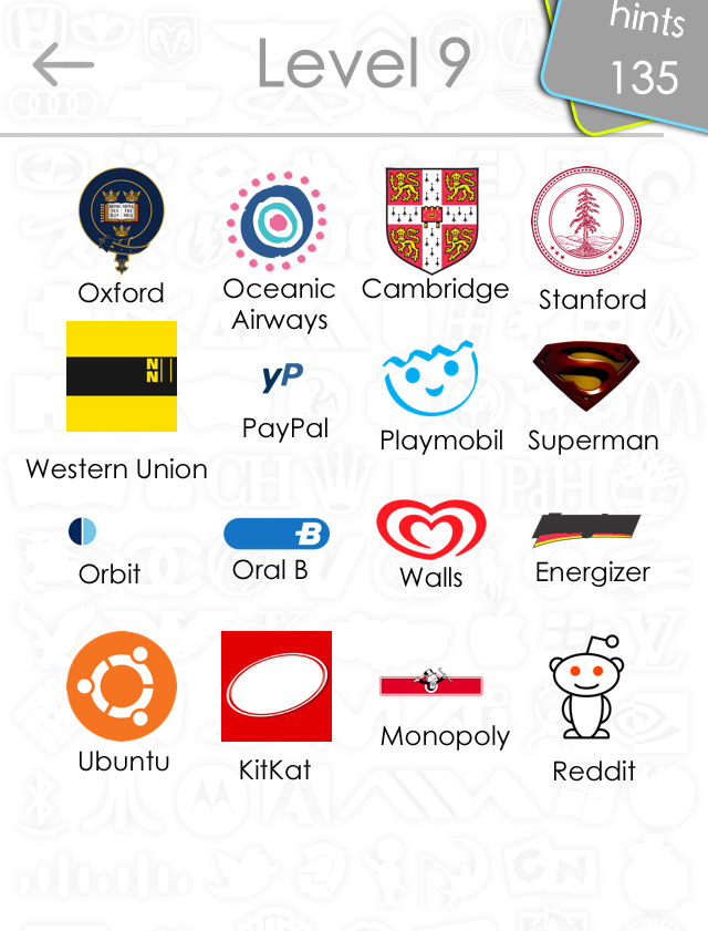 Logos Quiz Answers Level 9