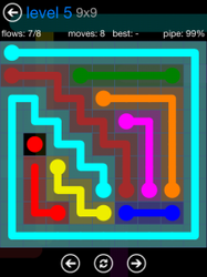 Flow Free 9x9 Level 5