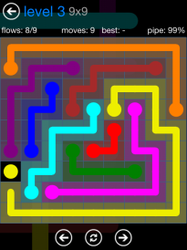 Flow Free 9x9 Level 3