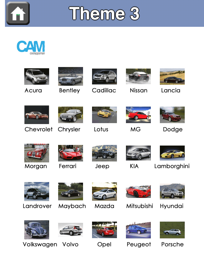 Cars Quiz Answers Theme 3