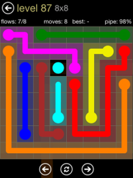 Flow Free 8x8 Mania Board Walkthrough, Cheats & Solutions image 136