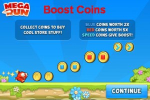 mega run coins