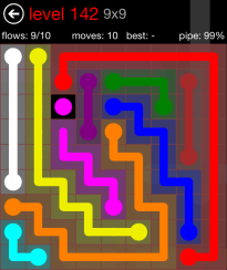 Flow Free 9x9 Level 142