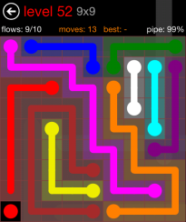 Flow Free 9x9 Level 52